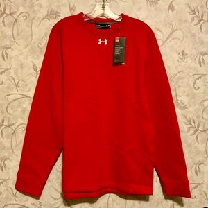 Under Armor Red Long Sleeves Sweatshirt